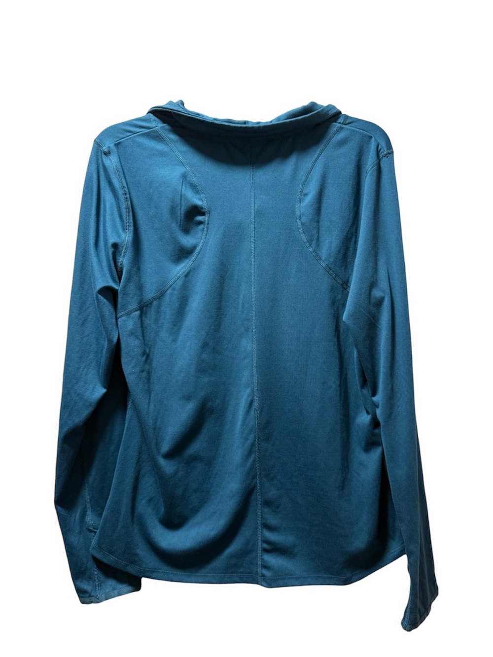 Juicy Couture Sport Teal Quarter Zip Long Sleeve Athletic Top L Y2K - Picture 3 of 5